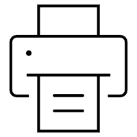 Icon für tägliche Ausdrucke und Kopien