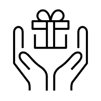Icon für nachhaltige Mitarbeitergeschenke
