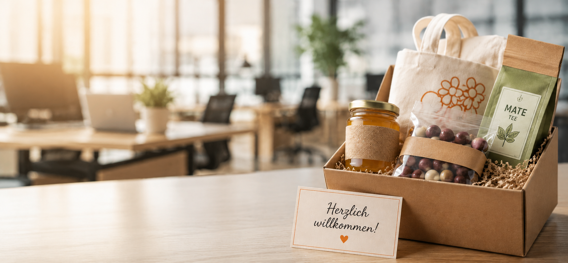 Onboarding-Geschenke für Mitarbeitende