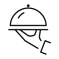 Icon für Müllbeutel in Gastronomie und Küche
