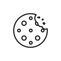 Icon für Cookies als Ergänzung zu Tee