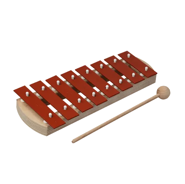 Metallophon aus Holz