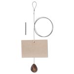 Fotoseil mit Tagua-Nuss grau/braun