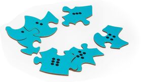 Igelspiel zum Puzzlen und Lernen