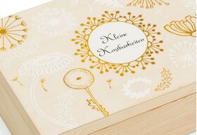 Holzbox: Kleine Kostbarkeiten