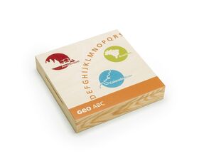 Holz-Spiel: Stadt Land Fluss