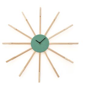 Wanduhr Lunara Sol - türkis