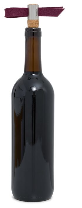 Weinstöpsel - anthrazit/aubergine