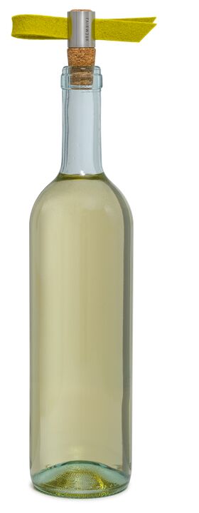 Weinstöpsel - anthrazit/limone