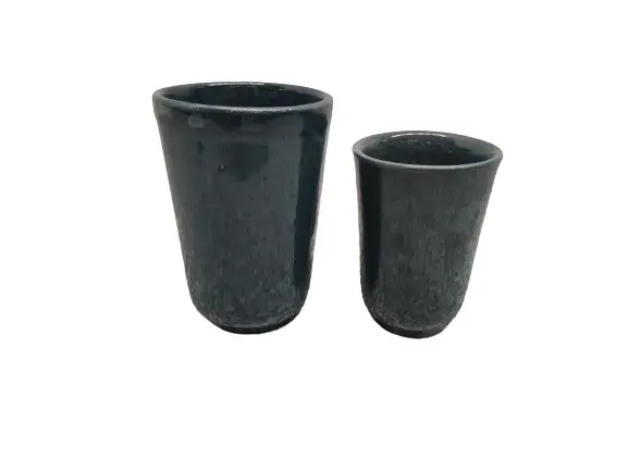 Keramik Becher in verschiedenen Mustern & Größen - Christophorus-Werkstätten
