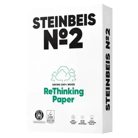 Kopierpapier Classic White-Recycling, A4, 80g/m², 500 Blatt - STEINBEIS No.2