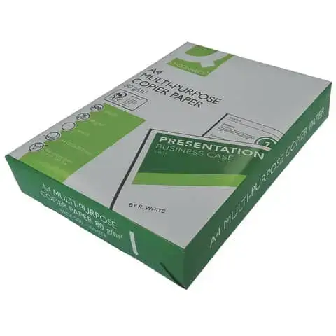 Kopierpapier, A4, 80g/m², 500 Blatt, weiß - Q-CONNECT