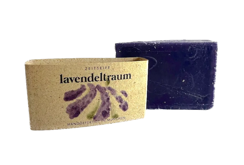 lavendeltraum Mini Naturseife 25 g ZEITSEIFE | Nachhaltig | Handgemacht | Inklusiv