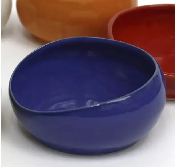 Esshilfe Dessertschälchen in dunkelblau aus Keramik
