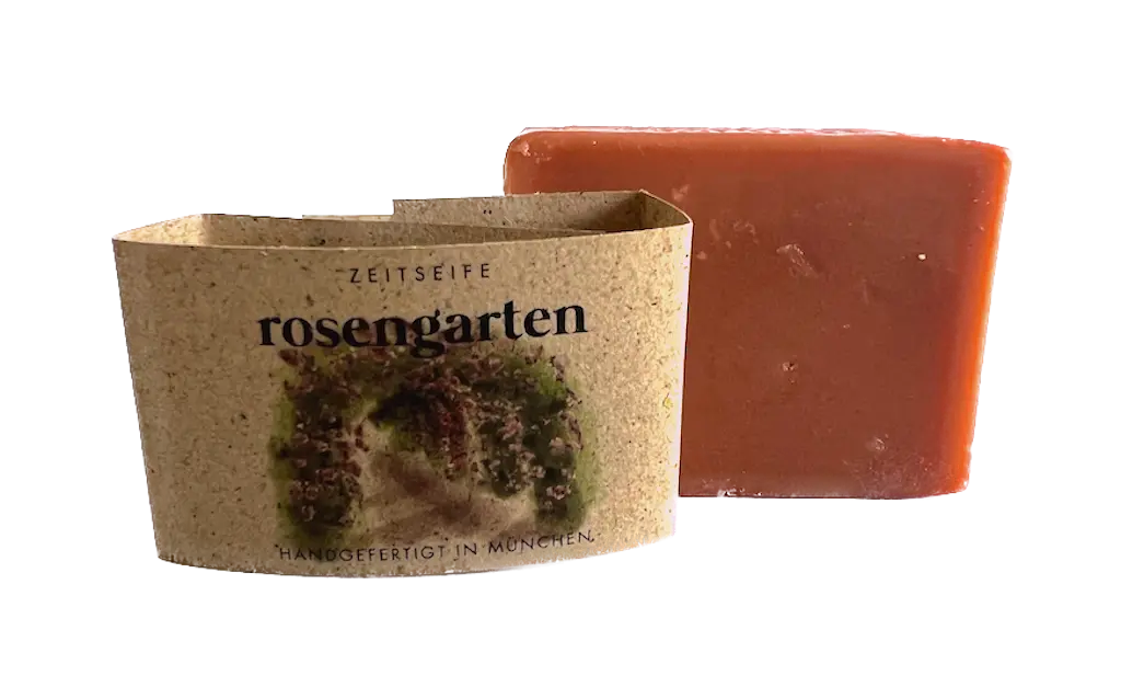 rosengarten Mini Naturseife 25 g ZEITSEIFE | Nachhaltig | Handgemacht | Inklusiv