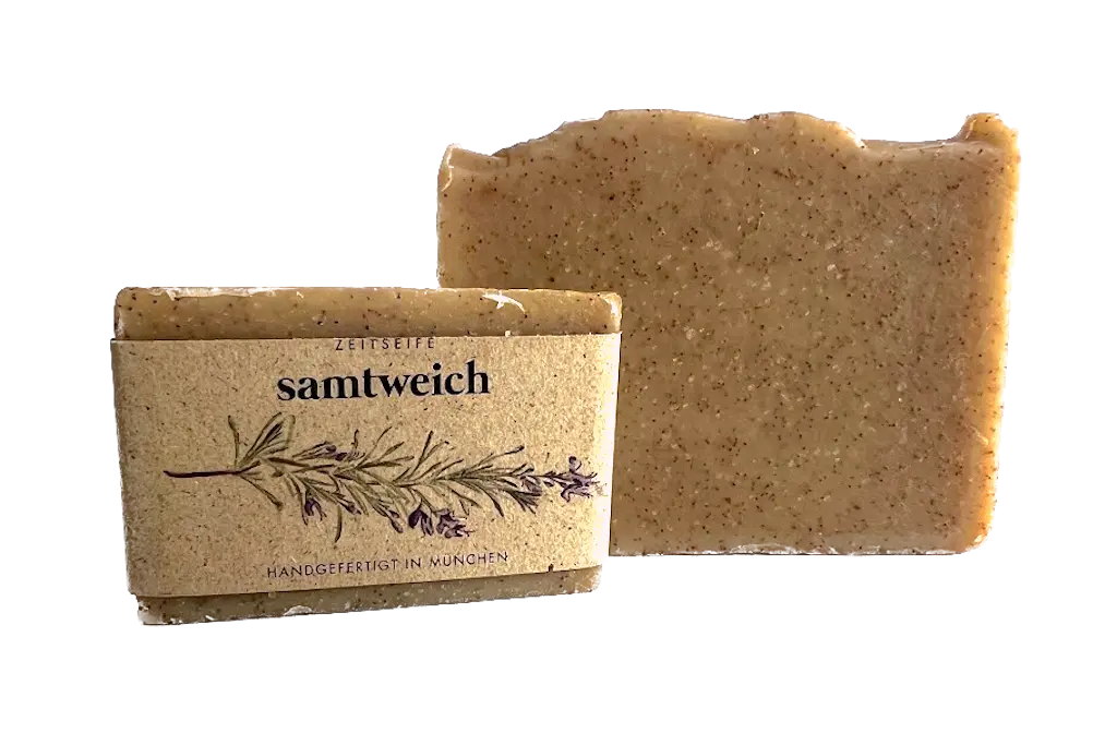 samtweich Mini Naturseife 25 g ZEITSEIFE | Nachhaltig | Handgemacht | Inklusiv